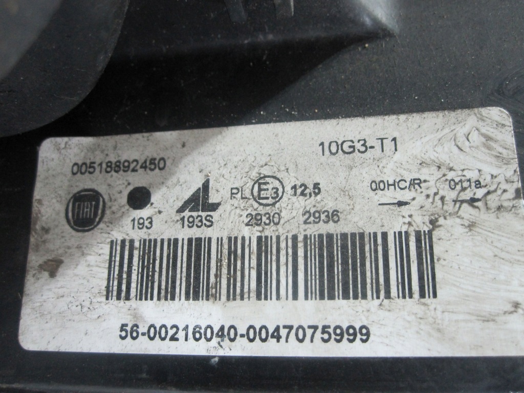 фото №7, Panda iii 13r лампа левый перед 00518892450 20003509 anglik