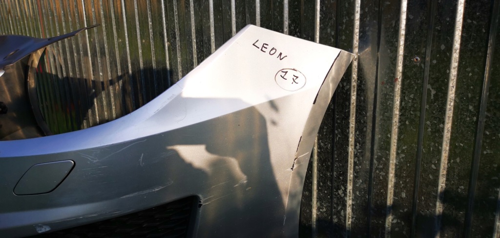 фото №6, Бампер перед ксенон омивачі seat leon ii lift 2009-2012 сріблястий kompletny