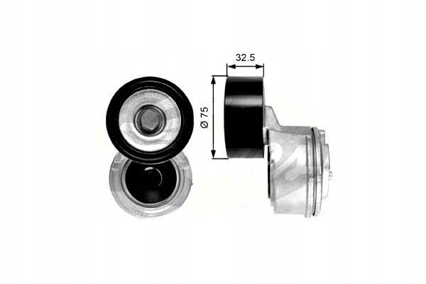 фото №1, Gates натягувач ремінь клиновий mercedes atego atego 2 axor axor 2