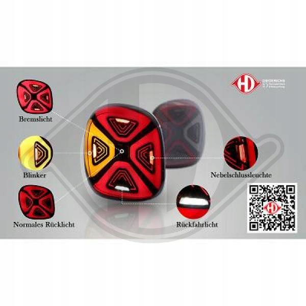 Купити Фара задня задній ліва правий комплект mercedes smart coupe/cabrio for two 14-