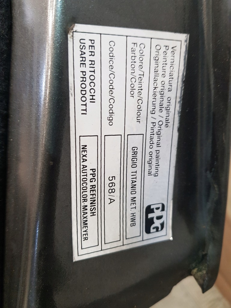 фото №14, Крышка багажника багажника 568/a sedan alfa romeo 159