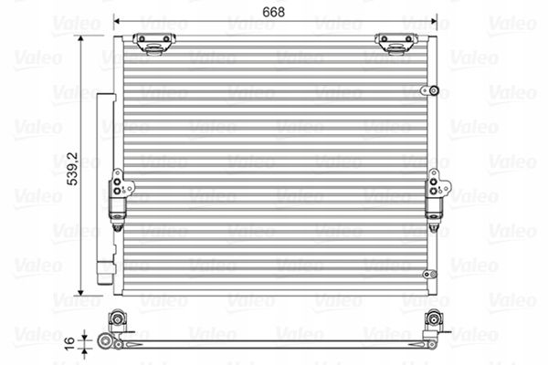фото №1, Valeo 822621 конденсатор, кондиціонер