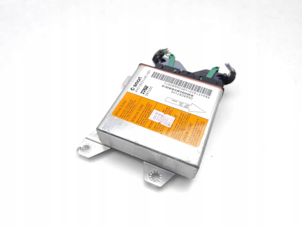 фото №12, Smart fortwo блок керування / модуль подушка безпеки 1.0 бензин 52kw 71 hp a4518201485