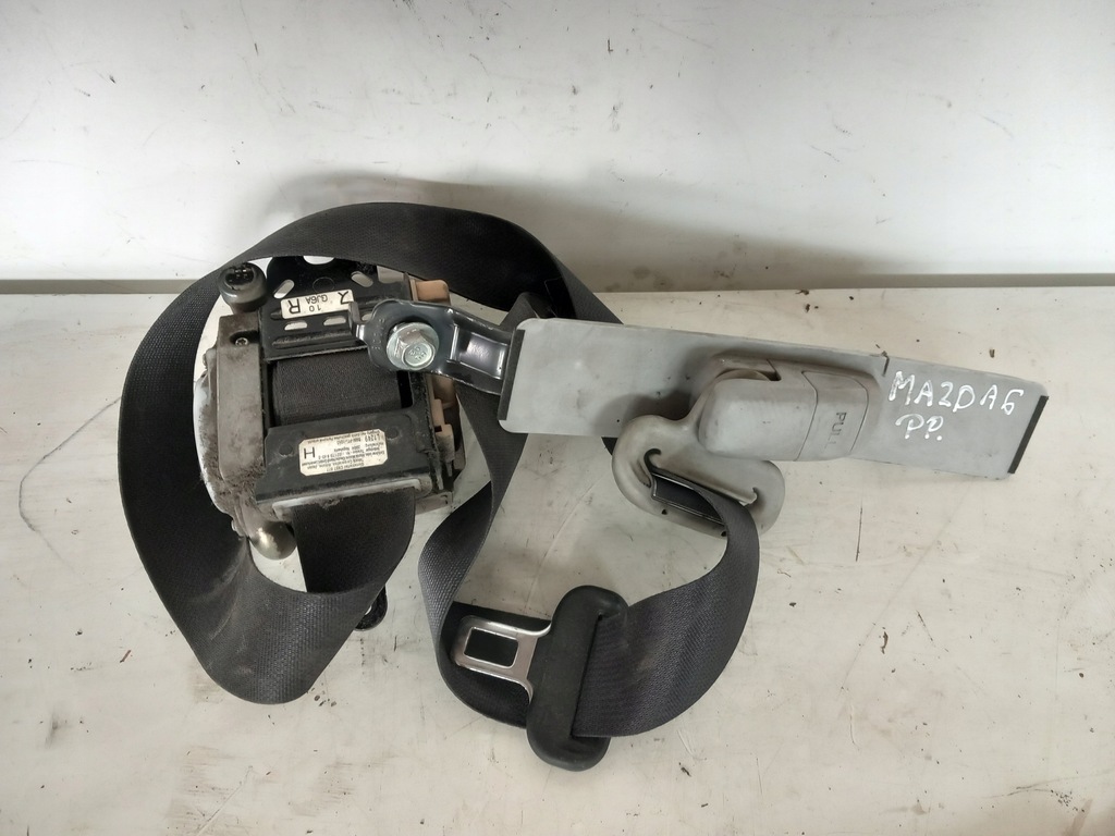 фото №1, Pas безпеки правий перед mazda 6 gg 02-08