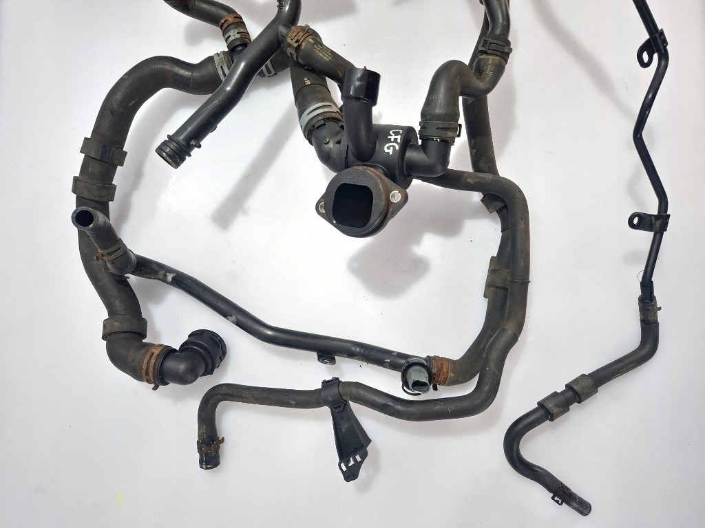 фото №9, Passat golf vi 2.0tdi cfg провода шланги wąż трубка магистраль wody комплект