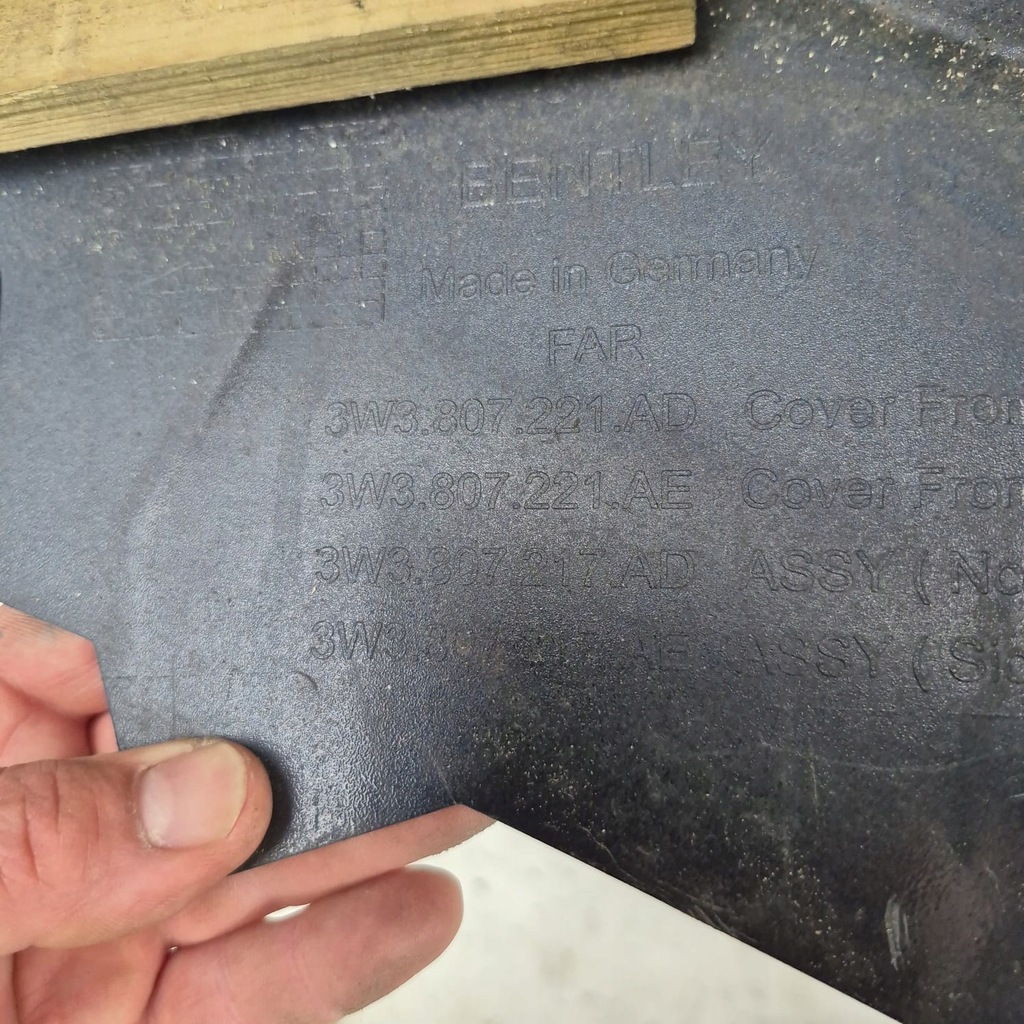 фото №14, Bentley continental gt ii 2 lift 15-18 dół накладка спойлер бампера перед