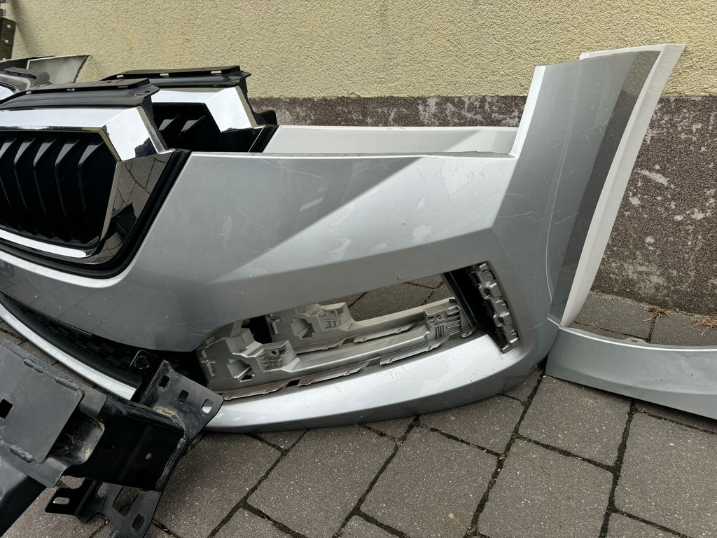 фото №6, Skoda scala 19- бампер лампа права крила лівий правий балка бампера перед