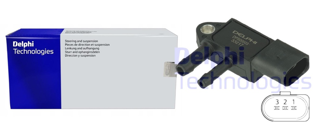 фото №8, Delphi dps00003 датчик, тиск вихлопних газів