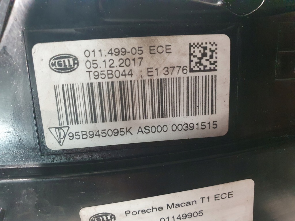 фото №9, Лампа левая задняя задняя porsche macan gts turbo 95b