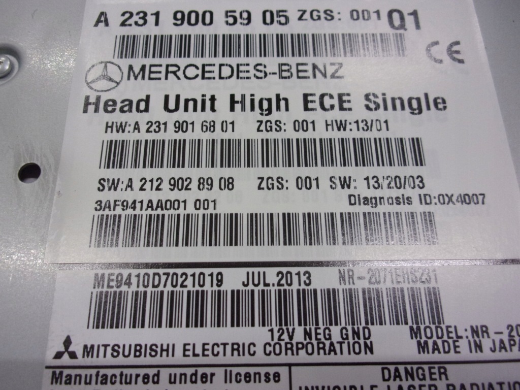 Mercedes r231 sl231 sl 350 радио comand навигация европа a2319005905 Киев