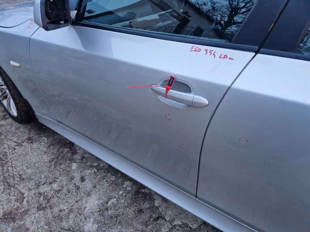 фото №3, Дверь левая передние bmw e60 titansilber