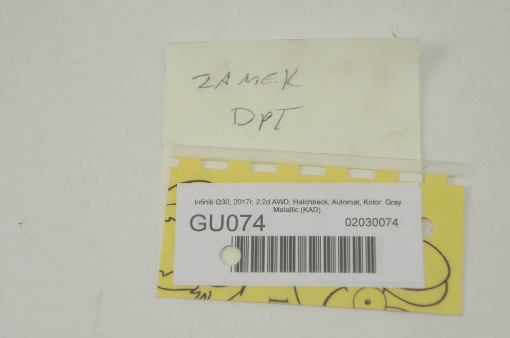 фото №6, Gu074 infiniti q30 замок дверь правый задняя