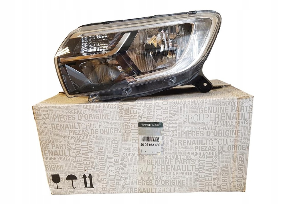 фото №1, Фара левый перед dacia sandero ii 260607366r новый оригинал оригинальный номер