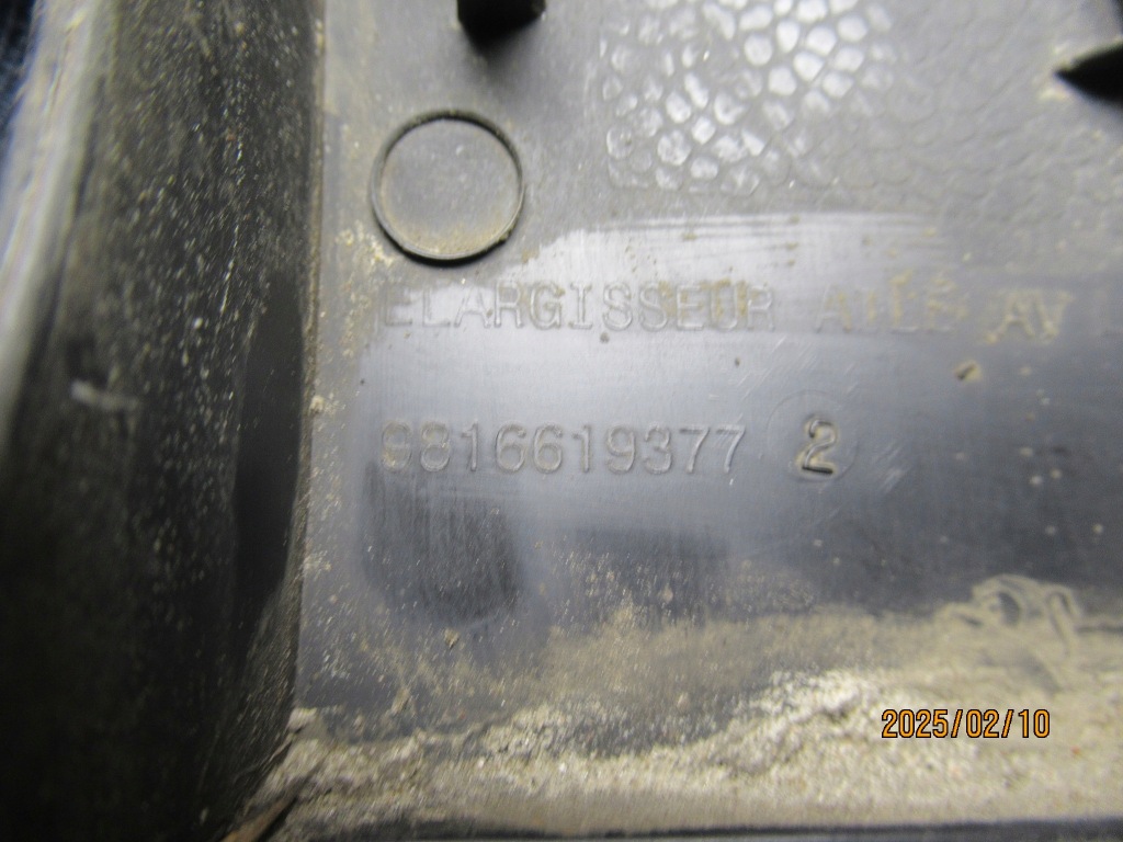 фото №6, Молдинг крыла правый перед peugeot rifter 9816619377