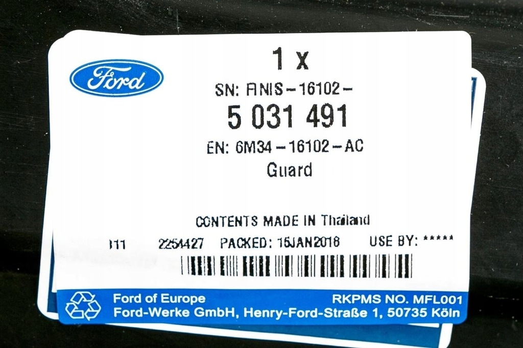 фото №3, Підкрилок праве перед ranger 06- 08- everest 06-