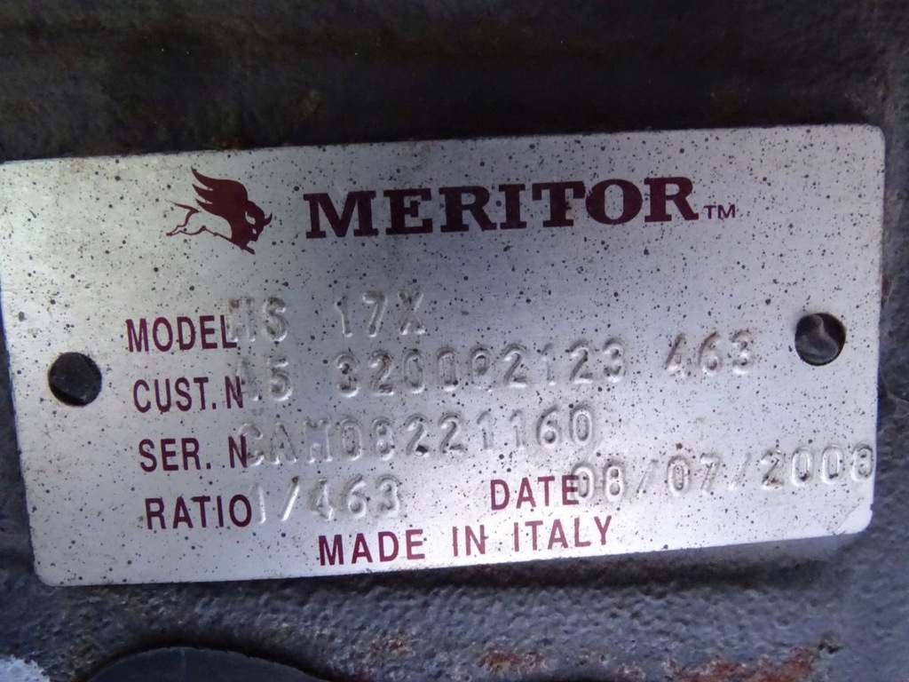 фото №7, Volvo fe fl 06- euro 5 вкладиш міст блокування ms17x meritor 22.5 4.63 8:37 46f