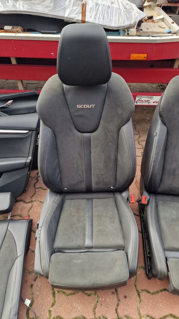 фото №11, Сиденья подогрев перед задняя заднее сиденье обшивки europa skoda octavia iv scout
