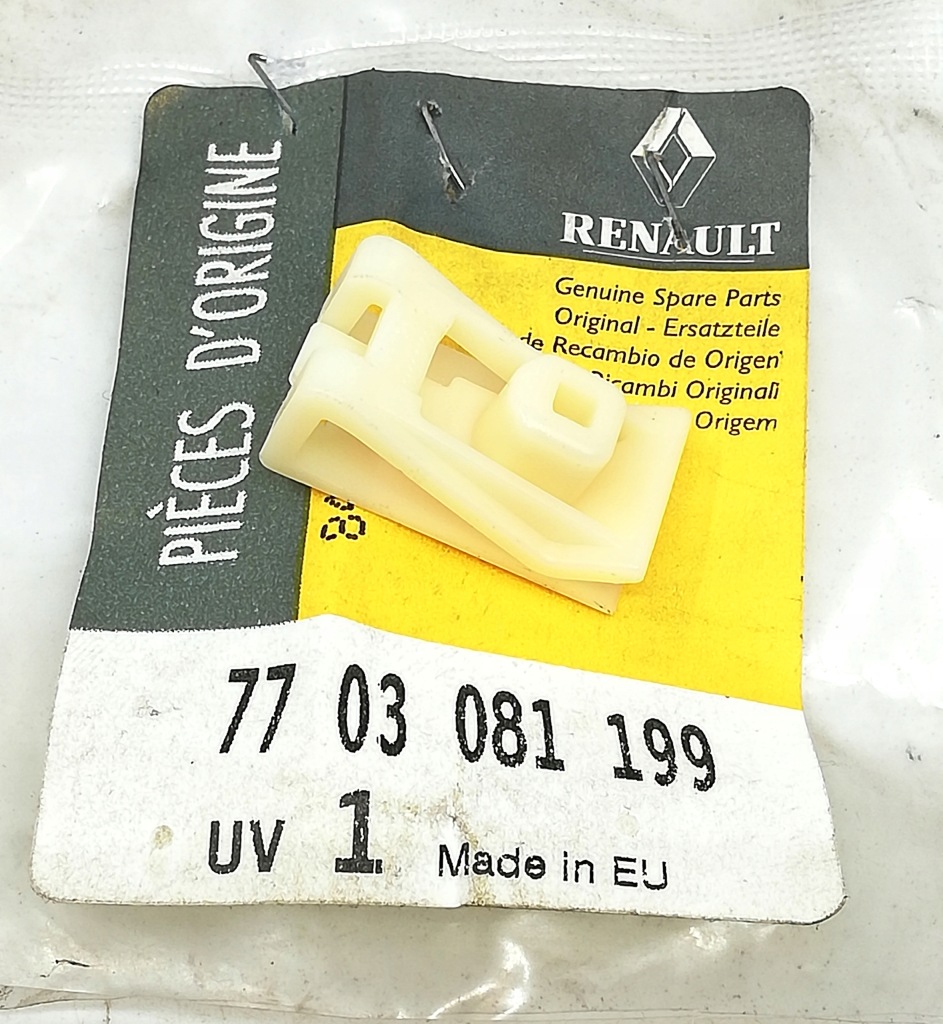 фото №1, Кліпса обшивка стійка dacia logan sandero 7703081199 oe!