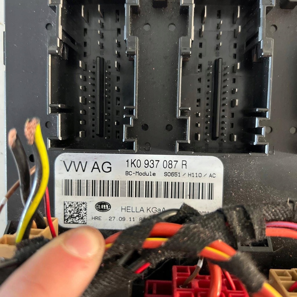 фото №8, Модуль блок управления комфорта bcm skoda superb octavia ii 2 1k0937087r