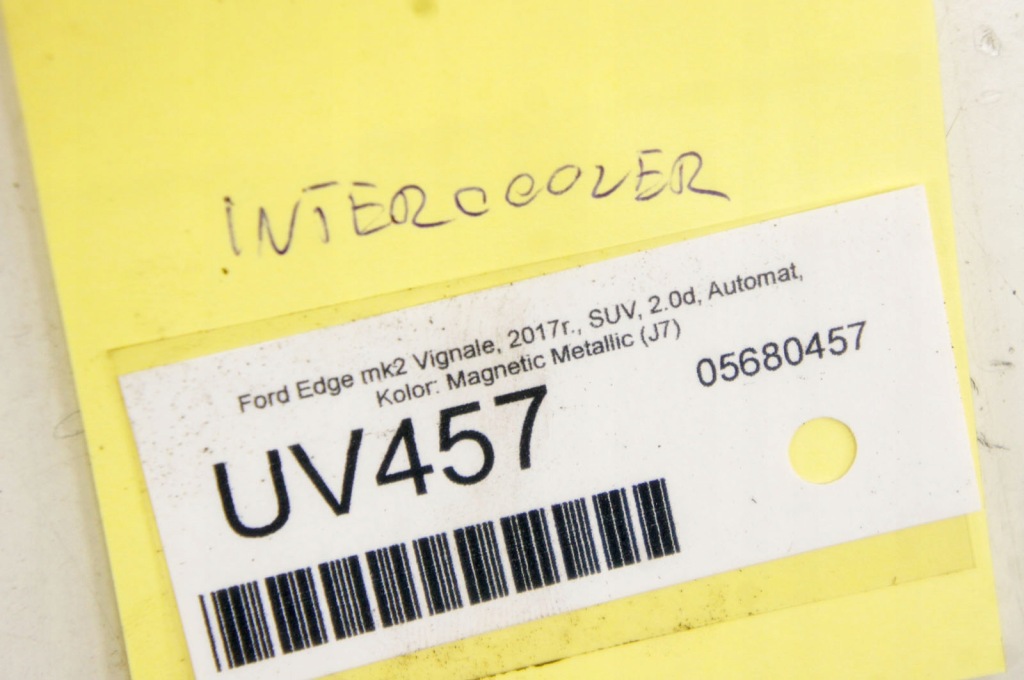 Купить Uv457 ford edge mk2 2.0d интеркулер радиатор воздуха e1g36k775fg