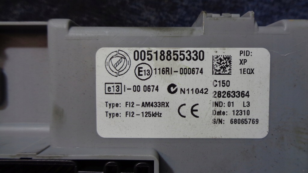 фото №8, Бортовой компьютер замок зажигания bsi fiat doblo 2 ii 1.6 16v m-jet 2010-