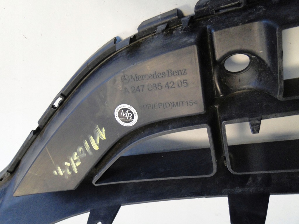 фото №15, Mercedes gla h247 247 решітка середня + молдинг хром w бампер передній amg