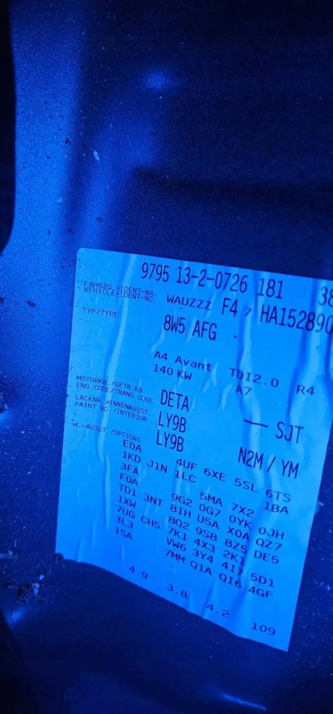 фото №9, Audi a4 s4 b9 a5 q5 двигатель голый блок двигателя det 2.0 tdi 140 kw 190 km 125 tys km