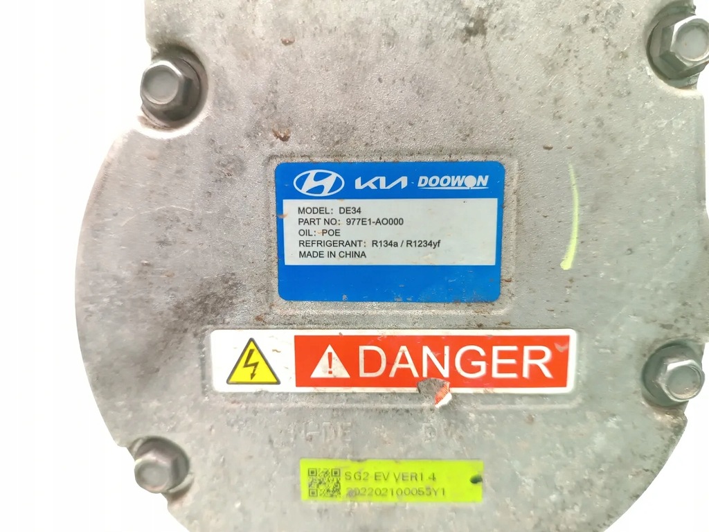 фото №7, Kia niro компрессор / компрессор кондиционера a/c ev двигатель электрический 2022