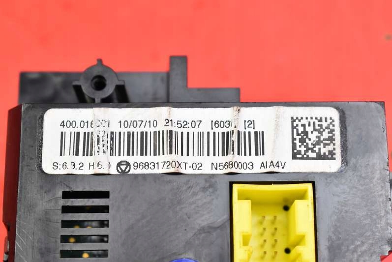 фото №9, Панель управление обдув кондиционер citroen c3 2 ii 10r