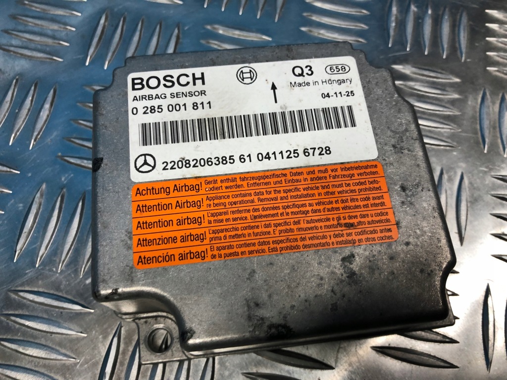 фото №1, Mercedes w220 lift модуль блок управления подушек подушка безопасности