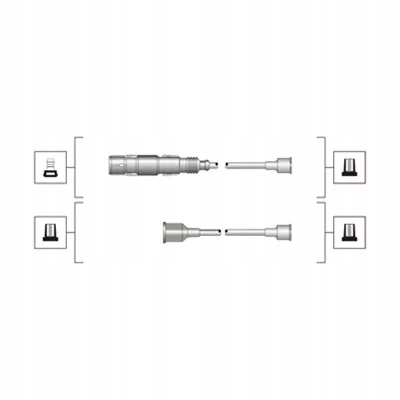 фото №2, Провода кабели зажигания magneti marelli msq0036