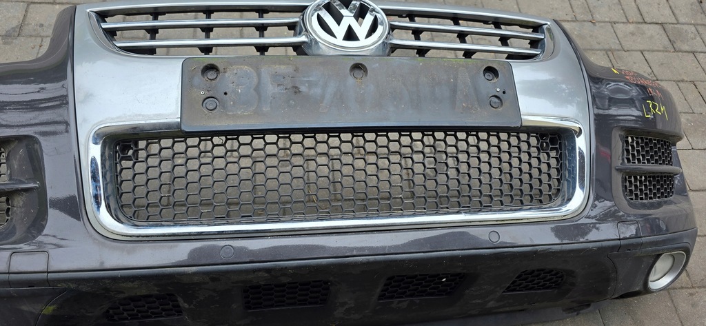 фото №14, Бампер передній перед vw touareg 7l i lift 06-10 pdc lr7m