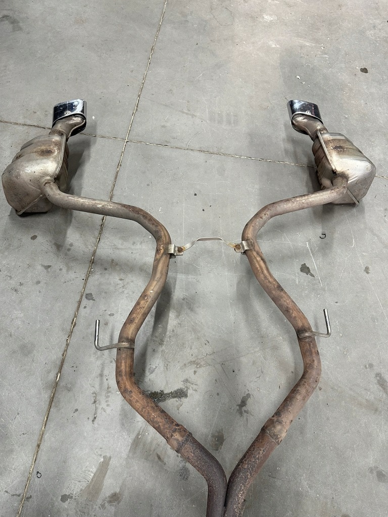 Вихлоп, гасник, exhaust, каталізатор mercedes sl r230, w230 za 5.0 комплект Ціна