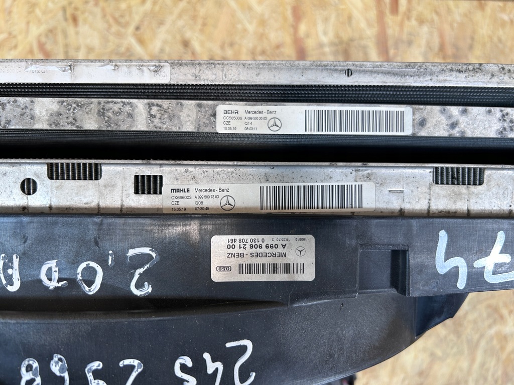 фото №9, Комплект радіатор радіатор вентилятор mercedes w213 w238 w205 w253 2.0d