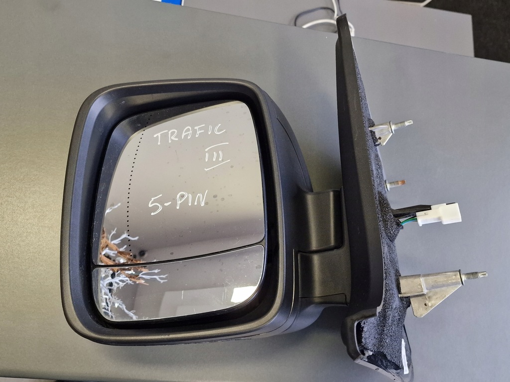 фото №1, Зеркало левая renault trafic iii lift 5 pin org.