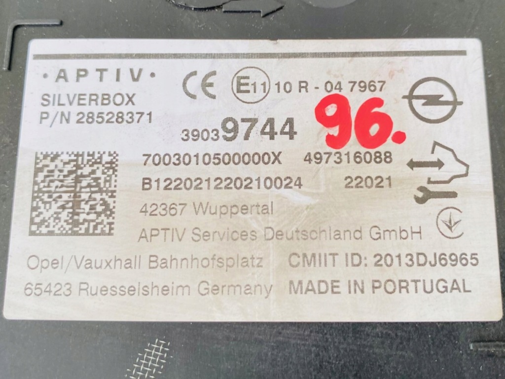 фото №4, Opel insignia a lift модуль радио навигации 39039744 europa org.