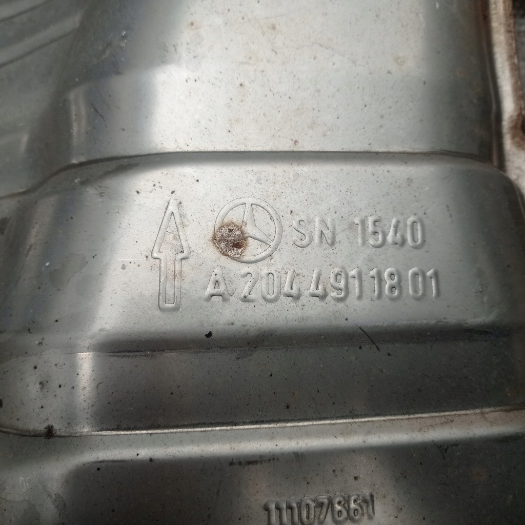 фото №4, Mercedes c-klasa w204 труба выхлопная гаситель a2044911801