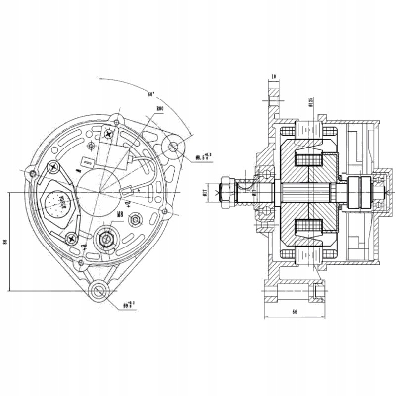 Купити Hella генератор ca1433ir95 a