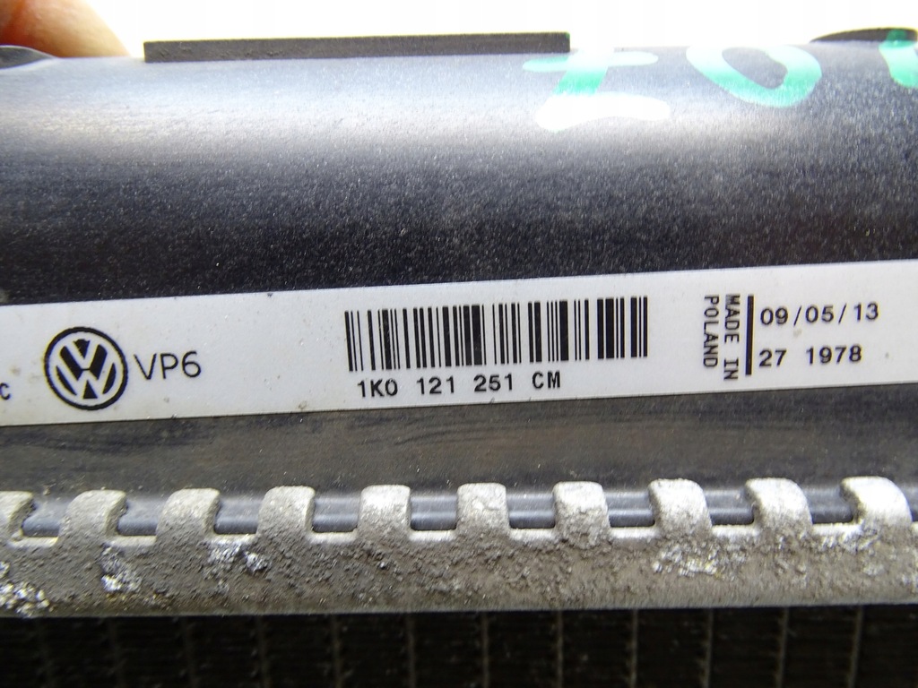 фото №7, Радіатор wody vw golf vi seat leon ii scirocco iii 1.4 tsi 1k0121251cm