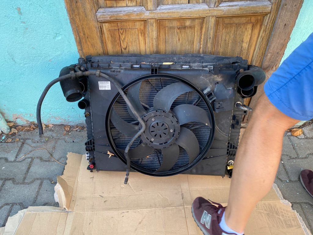 Mercedes ml164 164 cdi v6 комплект радиатор вентилятор Оригинал
