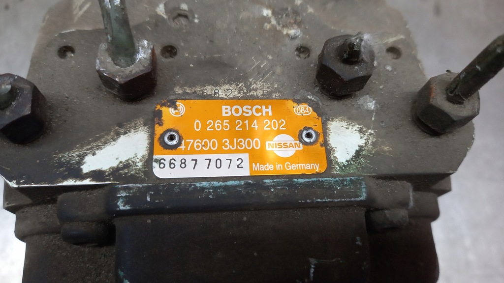 фото №7, Насос abs nissan primera p11 0265214202