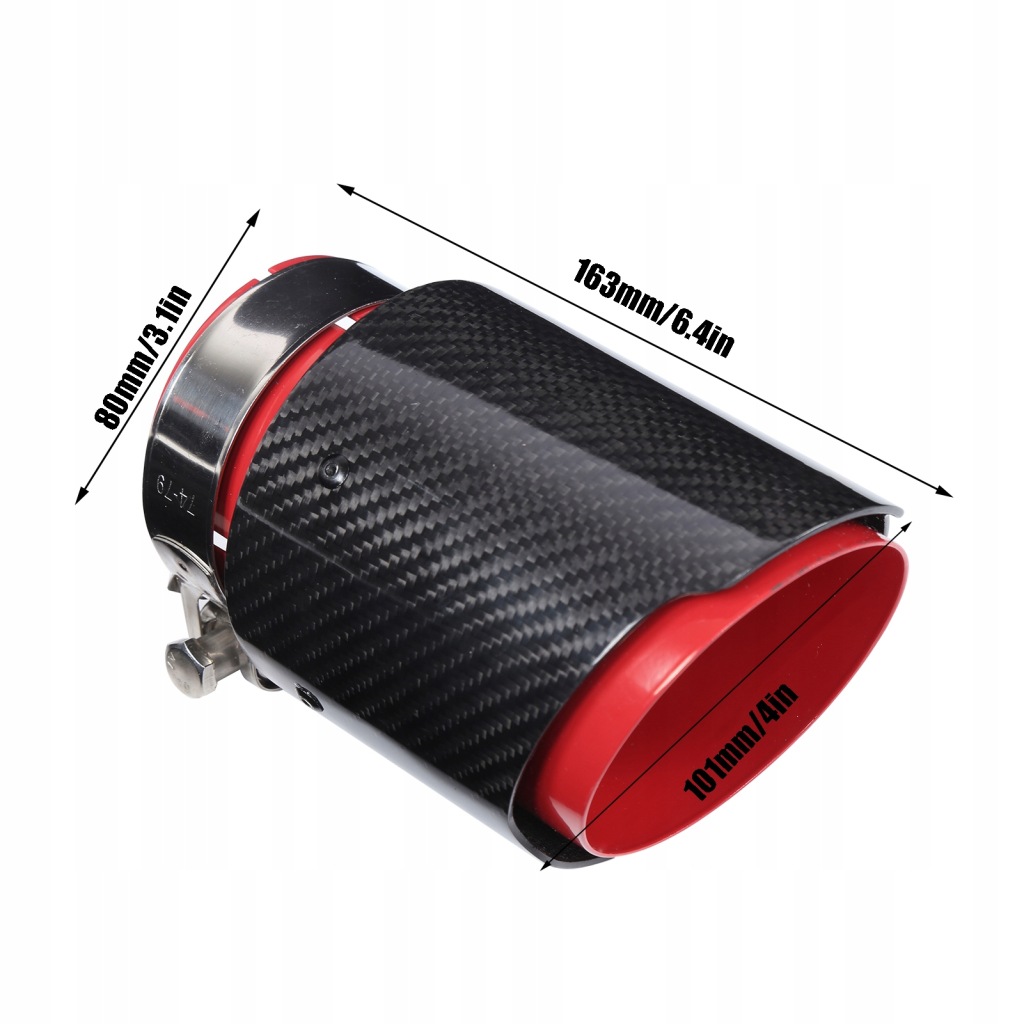 Наконечник декоративная глушителя овальный накладка 80-101mm с Разборки