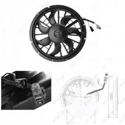 фото №1, Вентилятор радіатора 47702 nrf volvo 850