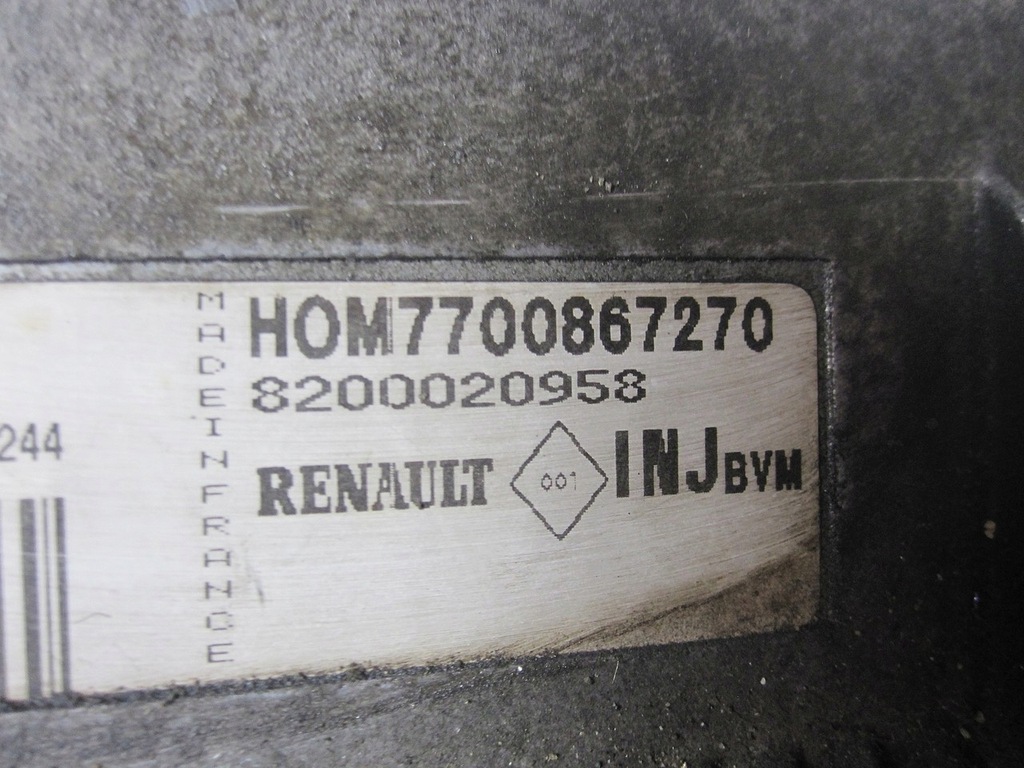 фото №3, Бортовой компьютер блок управления renault clio 1.6 99r