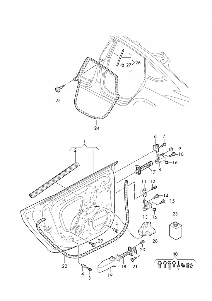 фото №8, 8w8839267 гумовий елемент обмежувача двері a5 s5 f5 8w 8w8