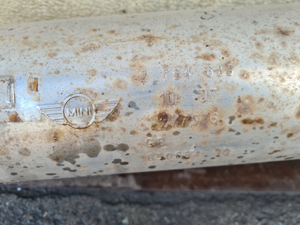 Mini cooper r56 1.6d труба вихлопна гасник 2754643 Київ