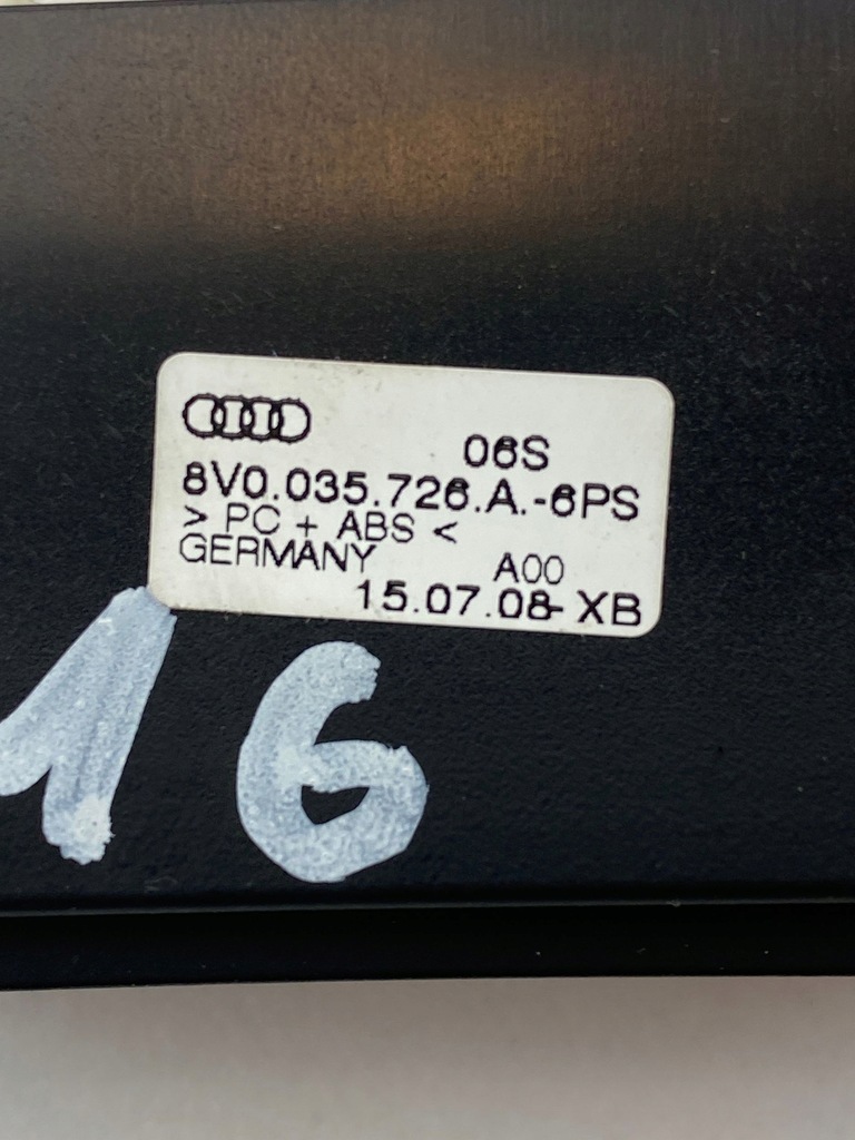 фото №5, 2016 audi a3 s3 8v роз'єм / з'єднувач aux 8v0035726a
