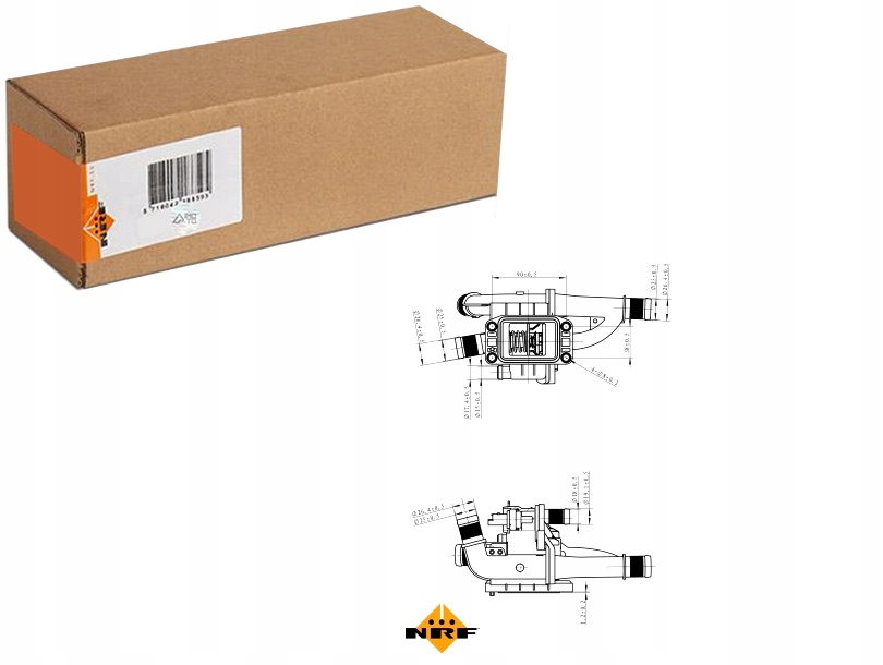 фото №1, Термостат жидкость охлаждающей volvo c30 s40 ii s60 ii s80 ii v40 v50
