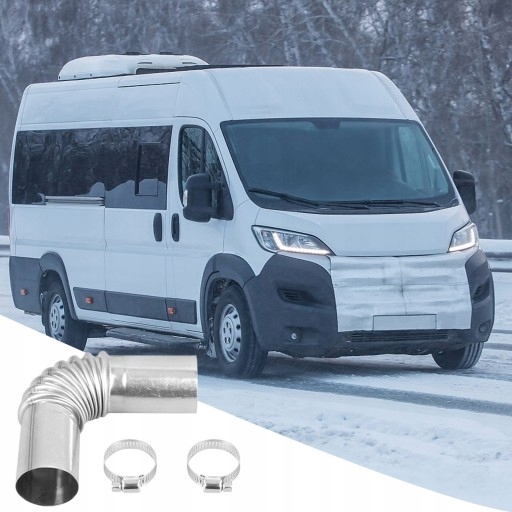 фото №6, Труба соединитель выхлопная spalinowa do webasto обогреватель стояночный + 2 суппорты