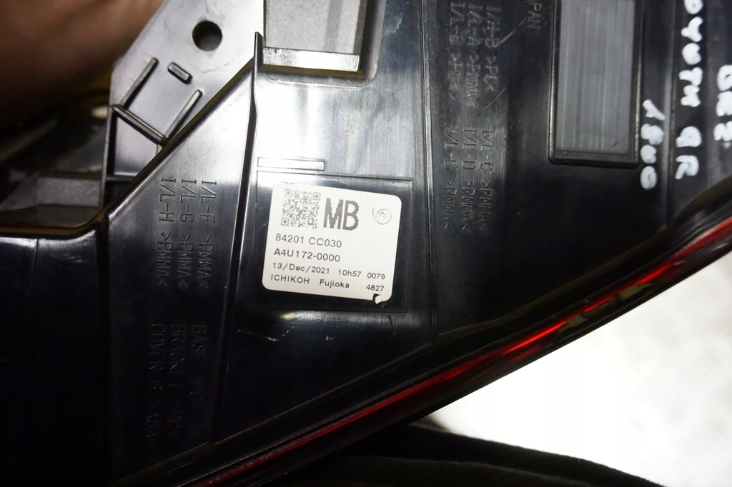 фото №9, Toyota gr86 subaru brz 2022 2023 - лампа задняя левая led задняя usa